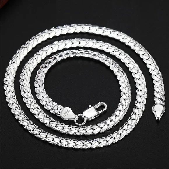 925 sterling silver 19 inch necklace chain - Picture 3 of 6